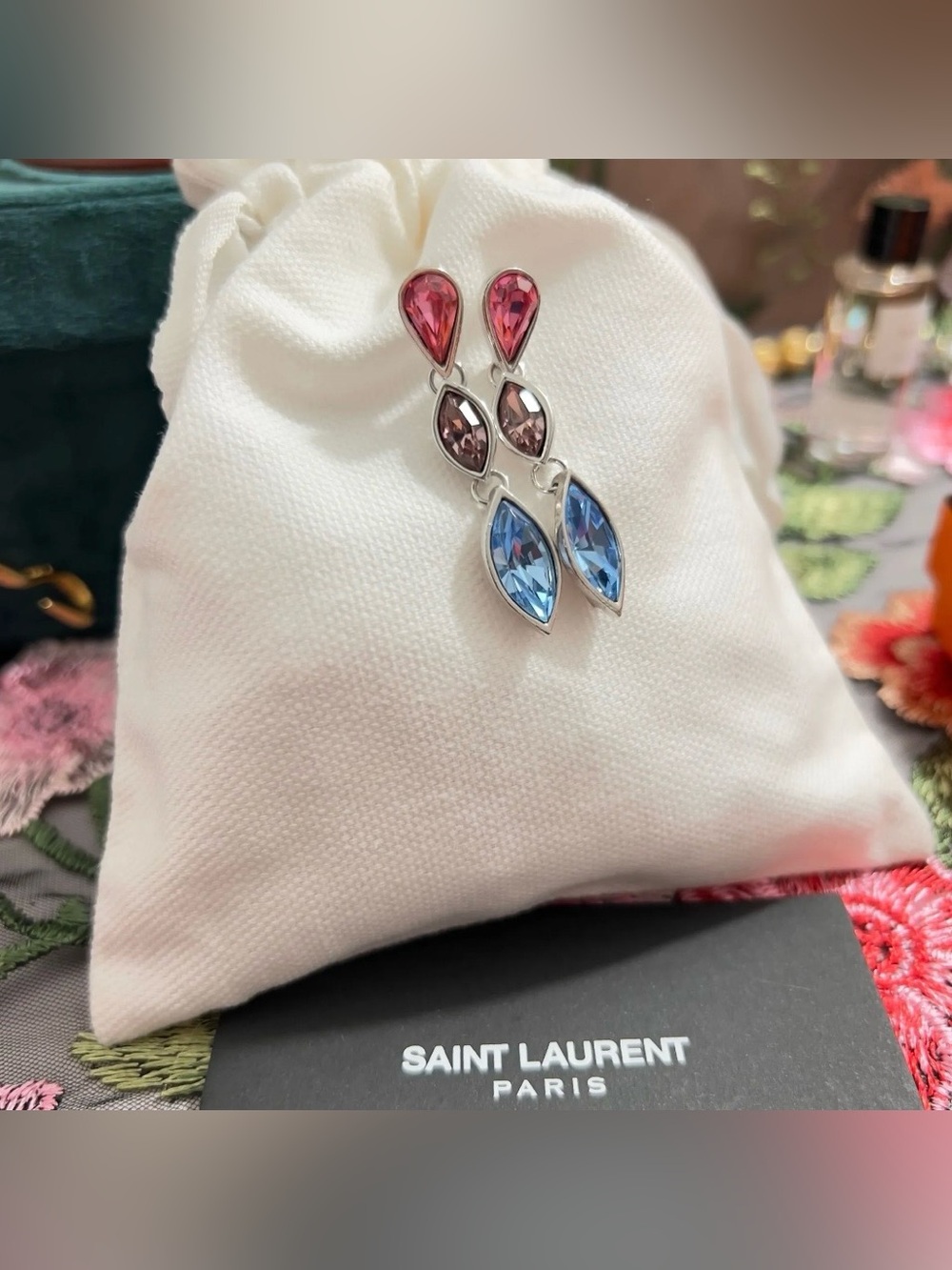 AUTH YSL Earrings • Pierced Earrings for Pierced Ears by YVES SAINT LAURENT
